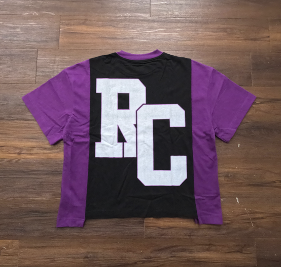 Purple Reezn Dept. Cut and Sew Patchwork T-Shirt