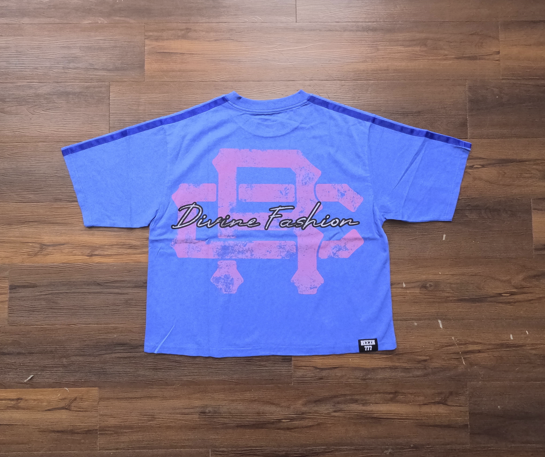 Blue Divine Fashion Boxy T-Shirt