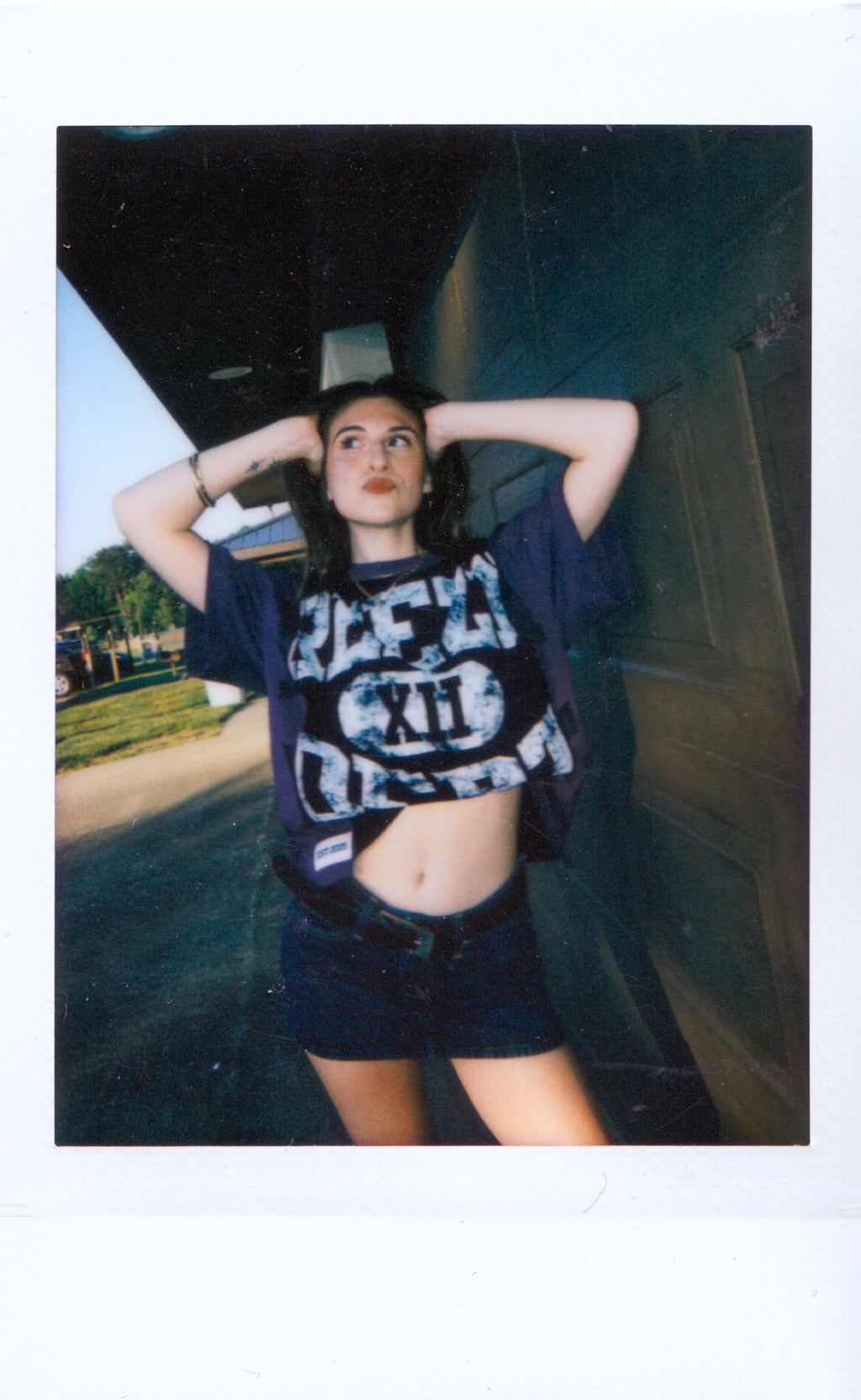 Purple Reezn Dept. Cut and Sew Patchwork T-Shirt