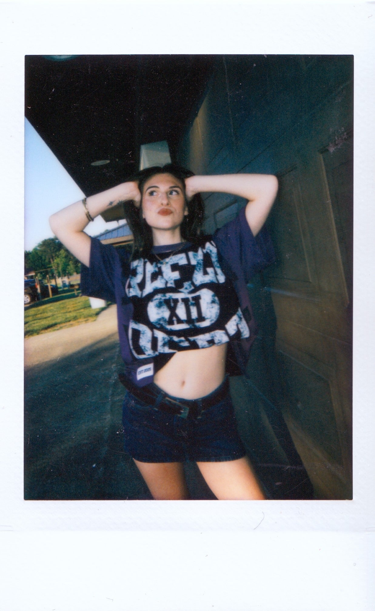 Purple Reezn Dept. Cut and Sew Patchwork T-Shirt